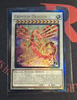 Yugioh 1x Crimson Dragon (Prismatic Ultimate Rare) RA04-EN061 - Image 1