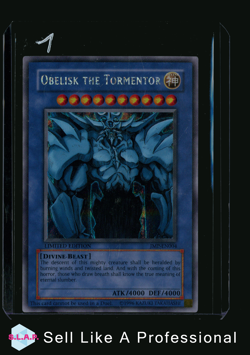 OBELISK THE TORMENTOR YUGIOH ULTRA RARE GAMEBOY WW ED PROMOS GBI-002 2000 EN - Image 1