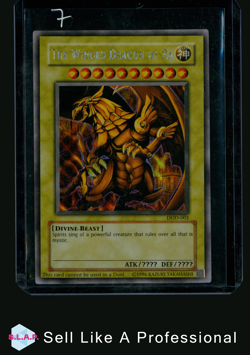THE WINGED DRAGON OF RA YUGIOH SECRET RARE DAWN OF DESTINY DOD-001 2004 EN - Image 1
