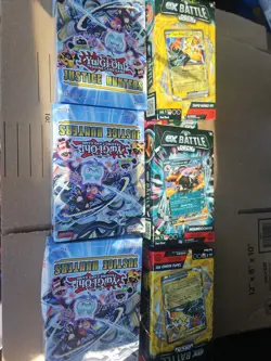 Yu Gi Oh Mini Booster Box And Pokemon Ex Battle Deck Lot!! 6 Total!! - Image 1