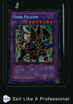 DARK PALADIN YUGIOH SECRET RARE DUEL MASTER'S GUIDE DMG-001 2003 ENGLISH - Image 1