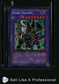 DARK PALADIN YUGIOH DUEL MASTER'S GUIDE DMG-001 2003 ENGLISH - Image 1