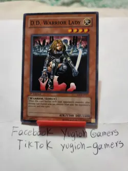 Yu-Gi-Oh D D Warrior Lady Common Heavy Played - Image 1