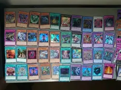 Yugioh 80 Card lot bundle includes rareU shiny stuff, exact as pictured YUG27 - Image 1