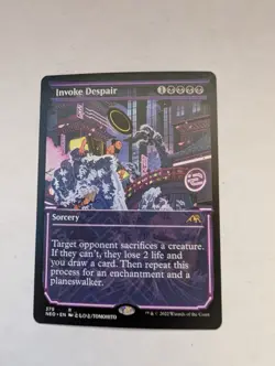 Invoke Despair (Showcase) Kamigawa: Neon Dynasty Regular MTG NM - Image 1