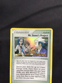 Pokemon Cards: EX Dragon Frontiers Reverse Holo: Mr. Stone's Project 77/101 - Image 2
