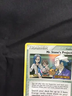Pokemon Cards: EX Dragon Frontiers Reverse Holo: Mr. Stone's Project 77/101 - Image 3