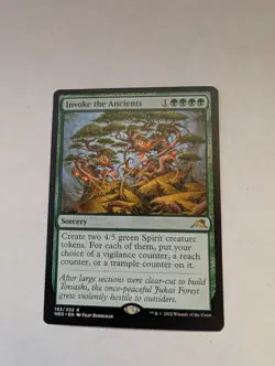 Invoke the Ancients Kamigawa: Neon Dynasty Regular MTG NM - Image 1