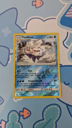 Pokemon TCG Card Vanilluxe 35/145 Reverse Holo Sun & Moon Guardians Rising NM - Image 1