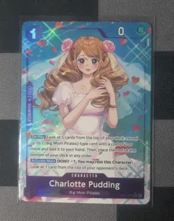 Charlotte Pudding OP11-070 SR Alt Art - One Piece Card Game - Image 1