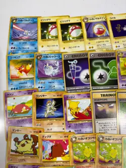 Japanese Pokemon 32 Card Lot Old Back Vintage Cards Team Rocket - Image 2