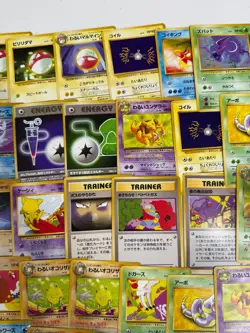 Japanese Pokemon 32 Card Lot Old Back Vintage Cards Team Rocket - Image 3