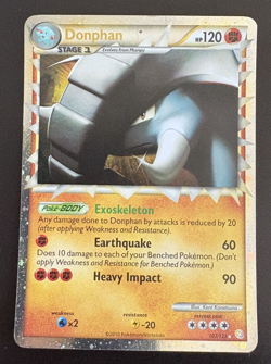 Donphan Prime Pokemon Ultra Rare Holo Card HeartGold SoulSilver 107/123 - Image 1