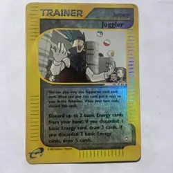 Juggler 126/147 Uncommon Reverse Holo LP Pokemon Card Aquapolis 2003 - Image 1