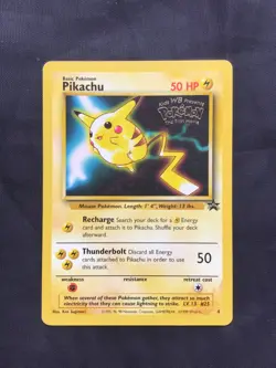 Pokemon Cards: Wizards Black Star Promo: Pikachu 4 - Image 1