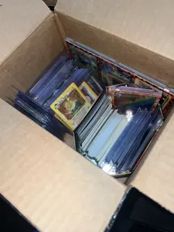 Huge Box Of Pokemon Card Collection Lot Vintage Holos Wotc Full Arts More - Image 1