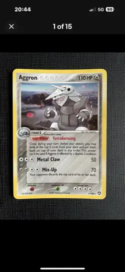 Pokemon TCG Aggron EX And Aggron Holo, 2 Card Bundle Private Listing Only - Image 3