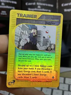 Juggler 126/147 Aquapolis 2002 Reverse Holo Pokemon Card TCG - Image 3