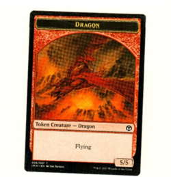 Dragon Token #06 Iconic Masters Magic the Gathering Token Card - Image 3