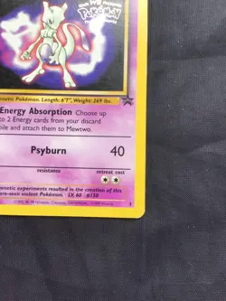 Pokemon Cards: Wizards Black Star Promo: Mewtwo 3 - Image 4