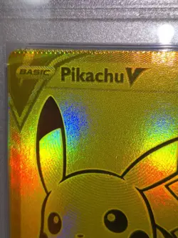 CRIMP ERROR! Pokemon Celebrations Pikachu Gold Card - PSA - Image 3