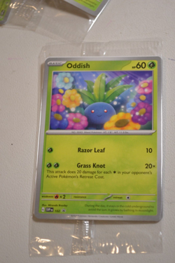 LOT OF 10 - Oddish SVP 102 Promo Path To The Peak Pokemon Card Sealed - Image 2