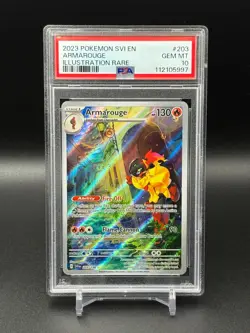 Pokemon Armarouge 203/198 SV01: Scarlet & Violet Base Set Holo PSA 10 GEM - Image 1