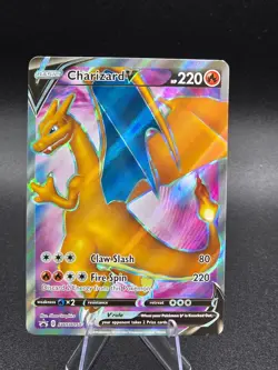 Pokemon TCG Charizard V SWSH050 Black Star Promo Full Art Sealed, NM - Image 1