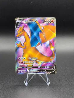 Pokemon TCG Charizard V SWSH050 Black Star Promo Full Art Sealed, NM - Image 2