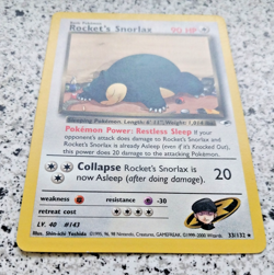 Pokemon TCG Card Rocket's Snorlax - 33/132 Gym Heroes - Image 5