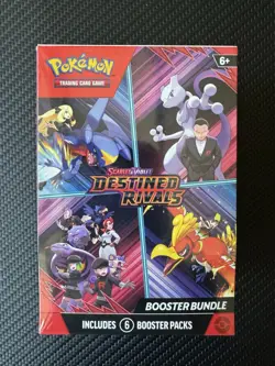 Pokemon TCG: Destined Rivals Booster Bundle 6 Packs Factory Sealed - Image 1
