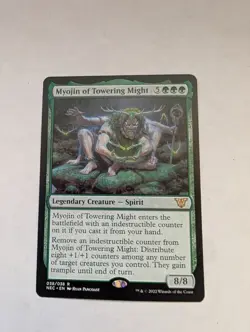 Myojin of Towering Might Commander: Kamigawa: Neon Dynasty Regular MTG NM - Image 1