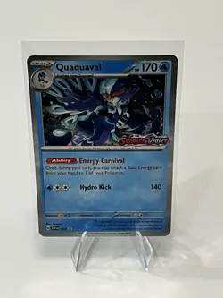 Pokemon Scarlet & Violet Black Star Promo - Quaquaval SVP 005 - Image 1