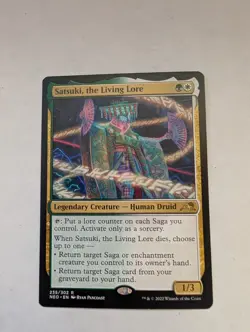 Satsuki, the Living Lore Kamigawa: Neon Dynasty Regular MTG NM - Image 1