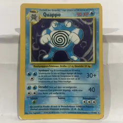 Pokemon Poliwrath /Quappo Base Set 13/102 Holo Rare 1st Edition German - Image 1