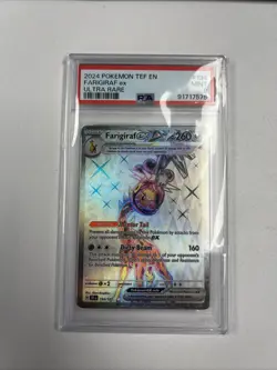 Pokemon TCG Farigiraf EX Scarlet & Violet Temporal Forces 194 Ultra Rare PSA 9 - Image 1