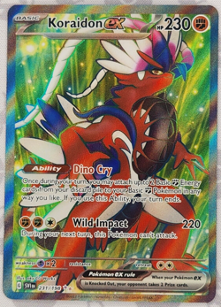Pokemon TCG Koraidon ex 231/198 Scarlet & Violet Full Art Ultra Rare NM - Image 1