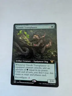 Tanuki Transplanter - Extended Art x1 NM Magic the Gathering 1x Commander MTG - Image 1