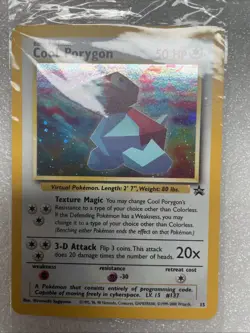 Pokemon Cool Porygon 15 Holo Black Star Sealed - Image 3