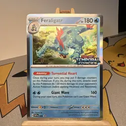 Feraligatr Scarlet & Violet Temporal Forces Staff Promo 089 NM 2/2 Pokemon TCG - Image 1