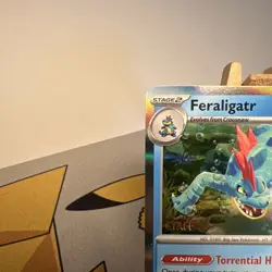 Feraligatr Scarlet & Violet Temporal Forces Staff Promo 089 NM 2/2 Pokemon TCG - Image 2