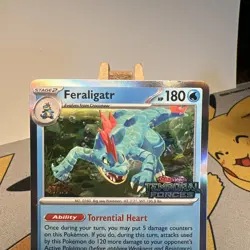 Feraligatr Scarlet & Violet Temporal Forces Staff Promo 089 NM 2/2 Pokemon TCG - Image 3