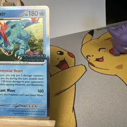 Feraligatr Scarlet & Violet Temporal Forces Staff Promo 089 NM 2/2 Pokemon TCG - Image 5