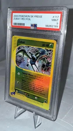 2003 Pokemon Skyridge #117 Zubat - Reverse Foil (PSA 9 MINT) - Image 4