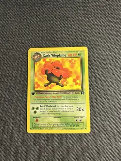 Pokemon TCG Dark Vileplume 30/82 1st Edition Team Rocket Non-Holo Rare NM-/LP+ - Image 3