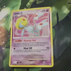 Pokemon Uxie LV. 50 Holo Rare D&P Mysterious Treasures 18/123 2007 MP - Image 1