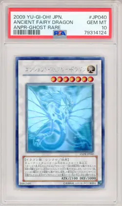 2009 Yu-Gi-Oh! Ancient Fairy Dragon ANPR-JP040 Ghost Japanese PSA 10 GEM MINT - Image 1