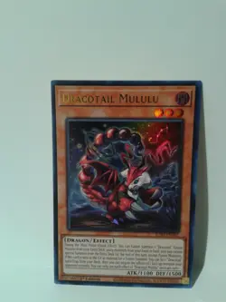 YuGiOh JUSH-EN005 Dracotail Mululu ultra rare 1st Ed. NM (1 card) - Image 1