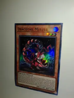 YuGiOh JUSH-EN005 Dracotail Mululu ultra rare 1st Ed. NM (1 card) - Image 2