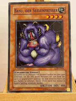 Basu, Der Seelenfresser LON-G064 1st Edition Super Rare Deutsch VG YUGIOH - Image 1